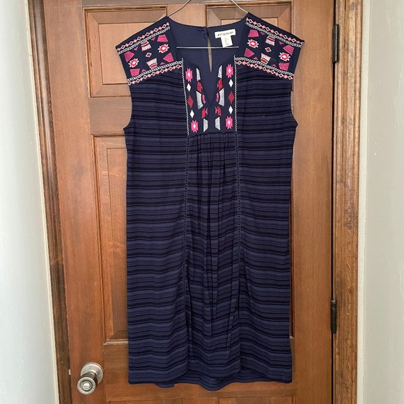 Artisan NY Dresses & Skirts - Size L blue Artisan NY embroidered dress